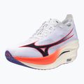 Mizuno Wave Rebellion Pro 3 running shoe white/baritone blue/fiery cora 3