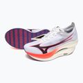 Mizuno Wave Rebellion Pro 3 running shoe white/baritone blue/fiery cora 9