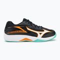 Mizuno Thunder Blade Z volleyball shoes black/tangelo/ice green 2