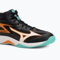 Mizuno Thunder Blade Z Mid volleyball shoe black/tangelo/ice green 7