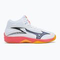 Mizuno Thunder Blade Z Mid white/fiery coral 2/citrus volleyball shoe 2