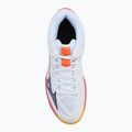 Mizuno Thunder Blade Z Mid white/fiery coral 2/citrus volleyball shoe 5