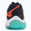 Mizuno Wave Lightning Z8 volleyball shoes black/tangelo/ice green 6