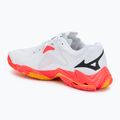 Mizuno Wave Lightning Z8 white/fiery coral 2/citrus volleyball shoes 3