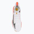 Mizuno Wave Lightning Neo 3 white/fiery coral 2/citrus volleyball shoes 5