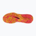 Mizuno Wave Lightning Neo 3 white/fiery coral 2/citrus volleyball shoes 11