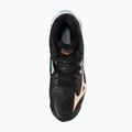 Mizuno Wave Lightning Z8 Mid volleyball shoes black/tangelo/ice green 5
