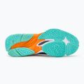Mizuno Wave Lightning Z8 Mid volleyball shoes black/tangelo/ice green 4