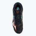 Mizuno Wave Lightning Z8 Mid volleyball shoes black/tangelo/ice green 5