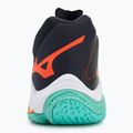 Mizuno Wave Lightning Z8 Mid volleyball shoes black/tangelo/ice green 6