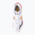 Mizuno Wave Lightning Z8 Mid white/fiery coral 2/citrus volleyball shoes 5
