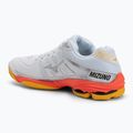 Volleyball shoes Mizuno Wave Voltage 2 white/fiery coral 2/citrus 3