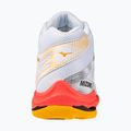 Volleyball shoes Mizuno Wave Voltage 2 Mid white/fiery coral 2/citrus 3