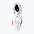 Volleyball shoes Mizuno Wave Voltage 2 Mid white/fiery coral 2/citrus 5