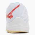 Women's volleyball shoes Mizuno Thunder Blade Z white/calypso coral/pale banana 6