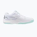 Women's volleyball shoes Mizuno Thunder Blade Z white/blue tint 2