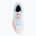Women's volleyball shoes Mizuno Thunder Blade Z Mid white/calypso coral/pale banana 5
