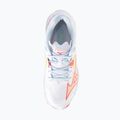 Women's volleyball shoes Mizuno Wave Lightning Z8 white/calypso coral/pale banana 5