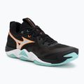 Volleyball shoes Mizuno Wave Momentum Elite black/tangelo/ice green