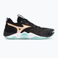 Volleyball shoes Mizuno Wave Momentum Elite black/tangelo/ice green 2