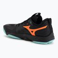 Volleyball shoes Mizuno Wave Momentum Elite black/tangelo/ice green 3