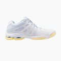 Women's volleyball shoes Mizuno Wave Voltage 2 white/calypso coral/pale banana 2