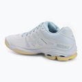 Women's volleyball shoes Mizuno Wave Voltage 2 white/calypso coral/pale banana 3
