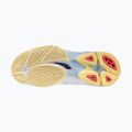 Women's volleyball shoes Mizuno Wave Voltage 2 Mid white/calypso coral/pale banana 4
