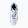 Women's volleyball shoes Mizuno Wave Voltage 2 Mid white/calypso coral/pale banana 5