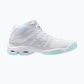 Women's volleyball shoes Mizuno Wave Voltage 2 Mid white/blue tint 2