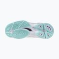 Women's volleyball shoes Mizuno Wave Voltage 2 Mid white/blue tint 4