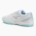 Women's volleyball shoes Mizuno Cyclone Speed 5 white/blue tint 3