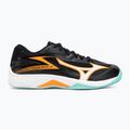Children's volleyball shoes Mizuno Lightning Star Z7 black/tangelo/ice green 2