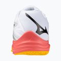 Children's volleyball shoes Mizuno Lightning Star Z7 white/fiery coral 2/citrus 3
