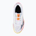 Children's volleyball shoes Mizuno Lightning Star Z7 white/fiery coral 2/citrus 5