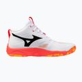 Volleyball shoes Mizuno Wave Momentum Elite Mid white/fiery coral 2/citrus 9