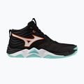 Volleyball shoes Mizuno Wave Momentum Elite Mid black/tangelo/ice green 8