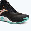 Volleyball shoes Mizuno Wave Momentum Elite Mid black/tangelo/ice green 7