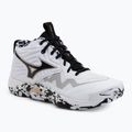 Volleyball shoes Mizuno Wave Momentum Elite Mid white/black/ge gold