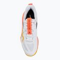 Mizuno Wave Momentum Pro volleyball shoes white/fiery coral 2/citrus 5