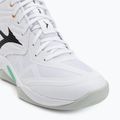 Volleyball shoes Mizuno Wave Momentum Pro Mid white/black/frozen emerald 7
