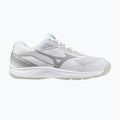 Children's volleyball shoes Mizuno Cyclone Speed 5 white/black/frozen emerald