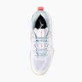 Women's volleyball shoes Mizuno Wave Momentum Pro white/calypso coral/pale banana 5