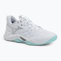 Women's volleyball shoes Mizuno Wave Momentum Pro white/blue tint