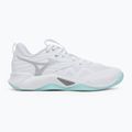 Women's volleyball shoes Mizuno Wave Momentum Pro white/blue tint 2