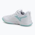 Women's volleyball shoes Mizuno Wave Momentum Pro white/blue tint 3
