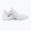 Women's volleyball shoes Mizuno Wave Momentum Pro white/blue tint