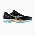 Mizuno Wave Phantom 3 handball shoes black/tangelo/ice green
