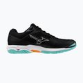 Mizuno Wave Phantom 3 handball shoes black/tangelo/ice green 2