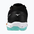 Mizuno Wave Phantom 3 handball shoes black/tangelo/ice green 3
